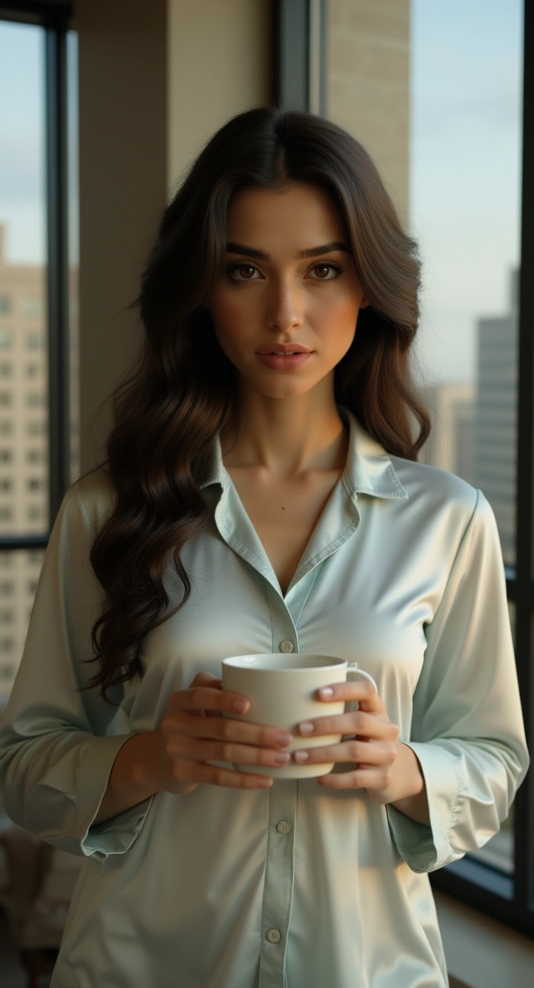 A lonely blind girl next door