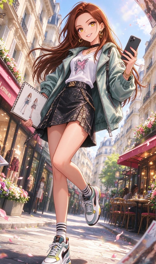 Fashionable girl