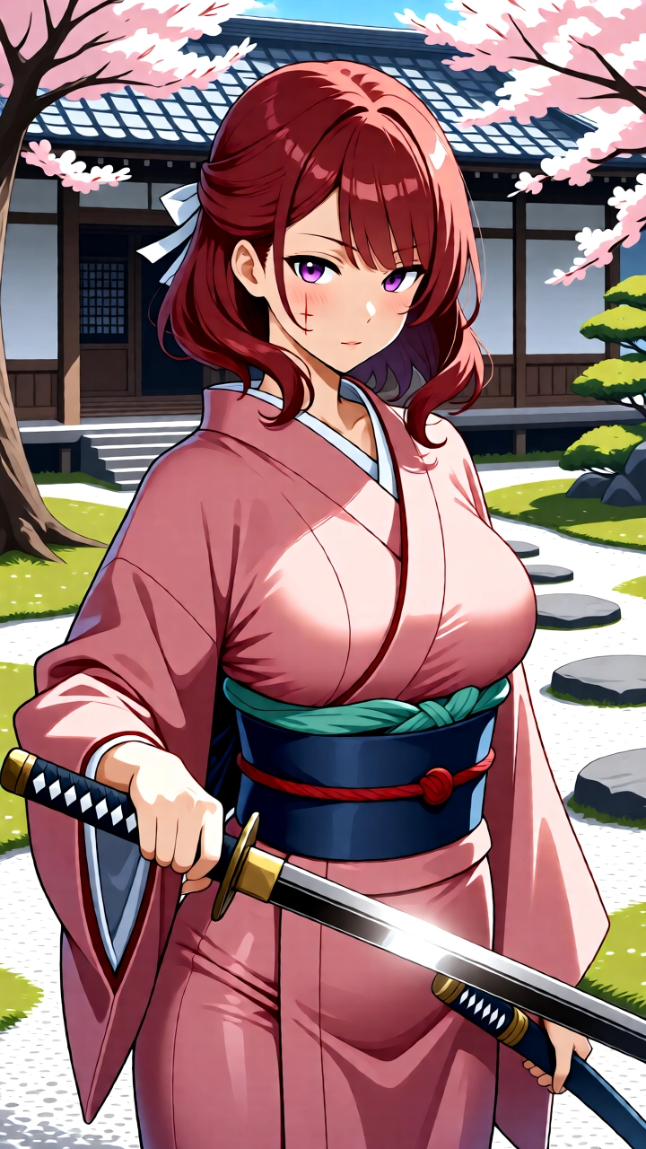 Wandering swordsman Yukiyomi Kasumi